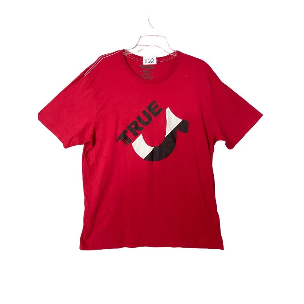 TRUE RELIGION Shirt Men Sz XXL Red T-Shirt